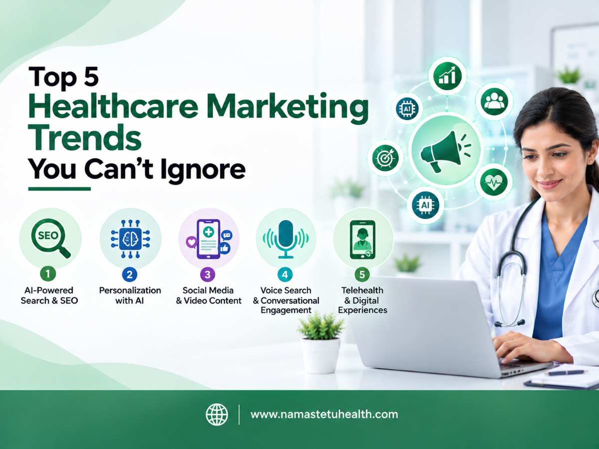 Top 5 Healthcare Marketing Trends You Can’t Ignore