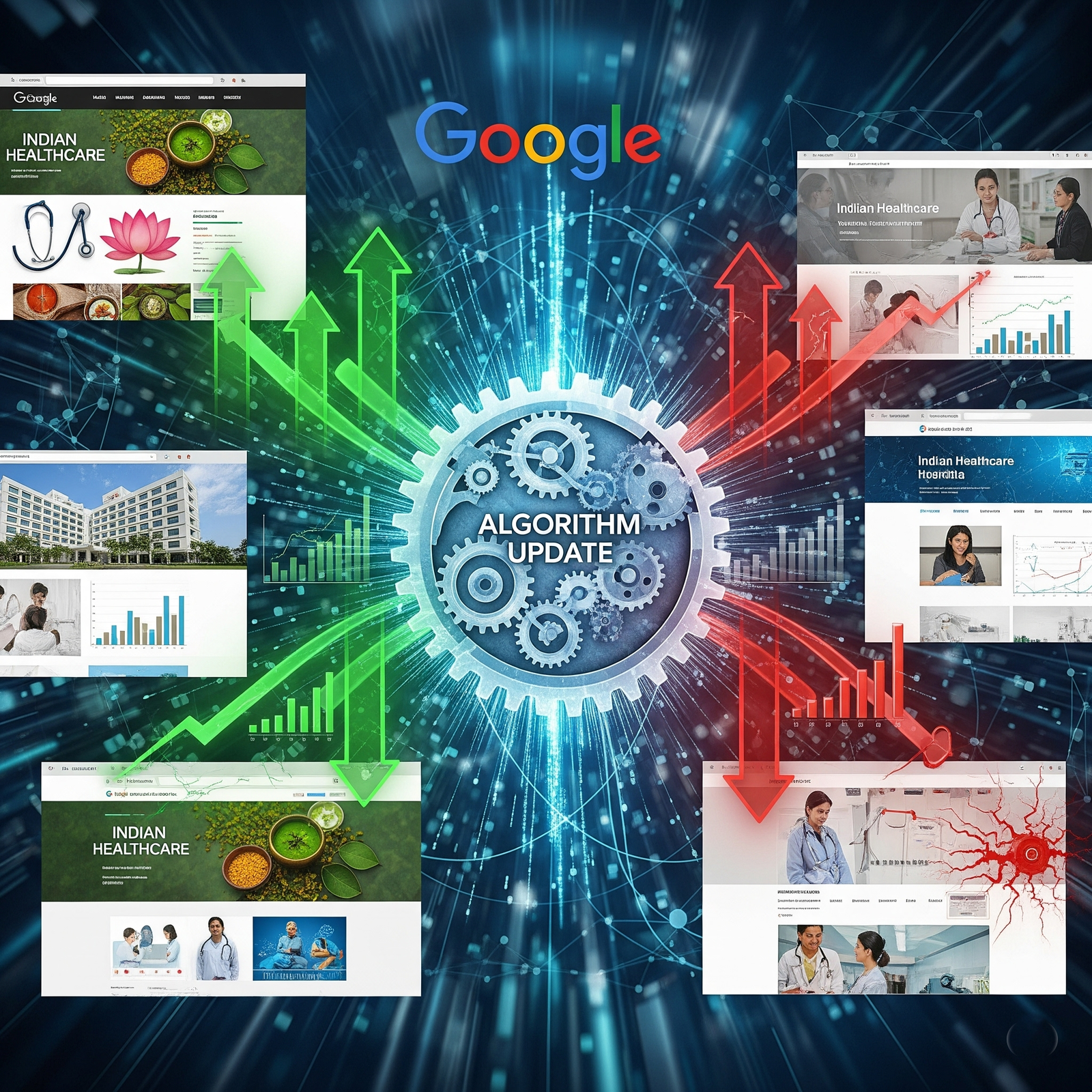 How Google’s Algorithm Updates Affect Indian Healthcare Websites