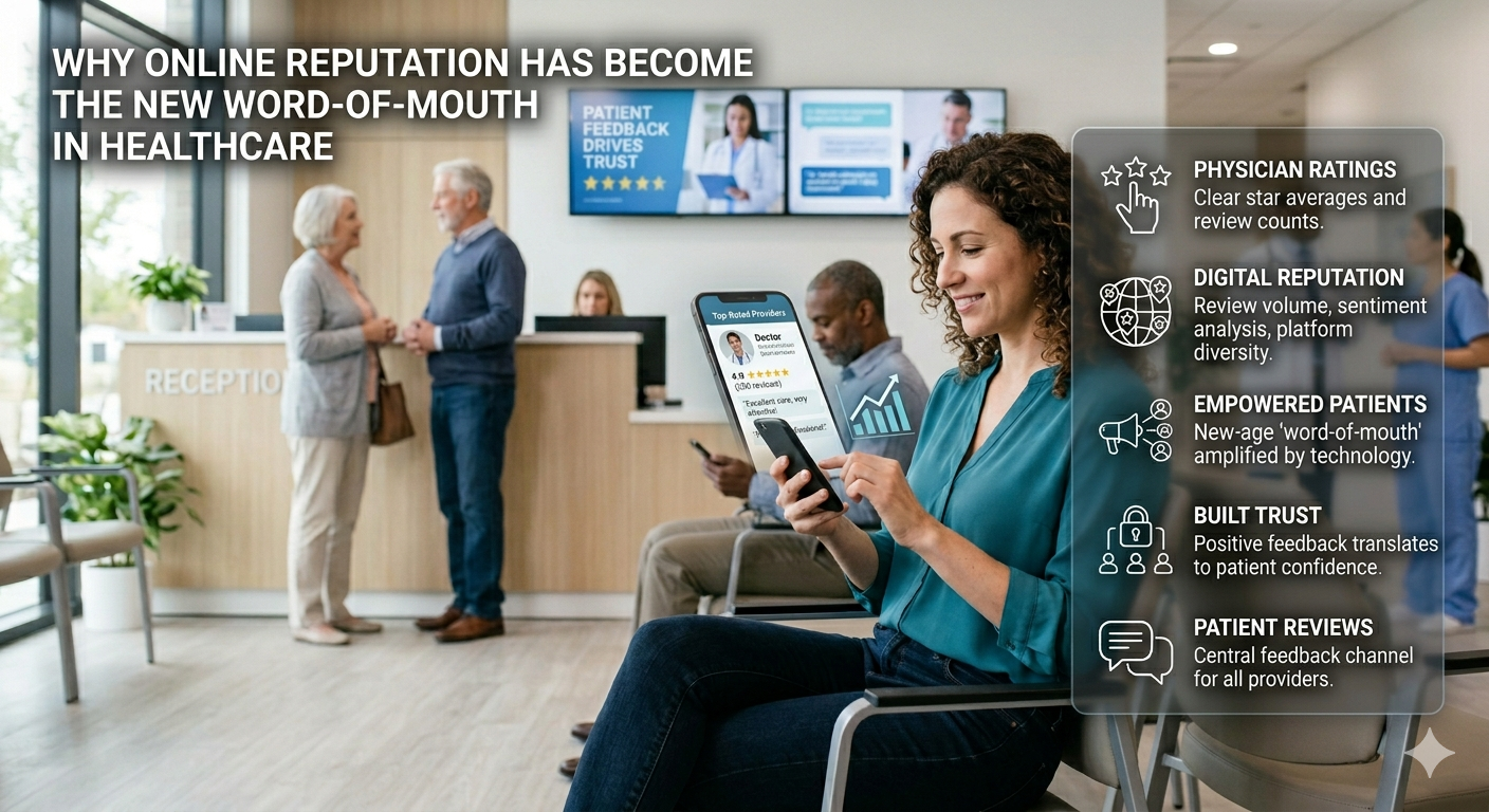 Why Online Reputation Has Become the New Word-of-Mouth in Healthcare
