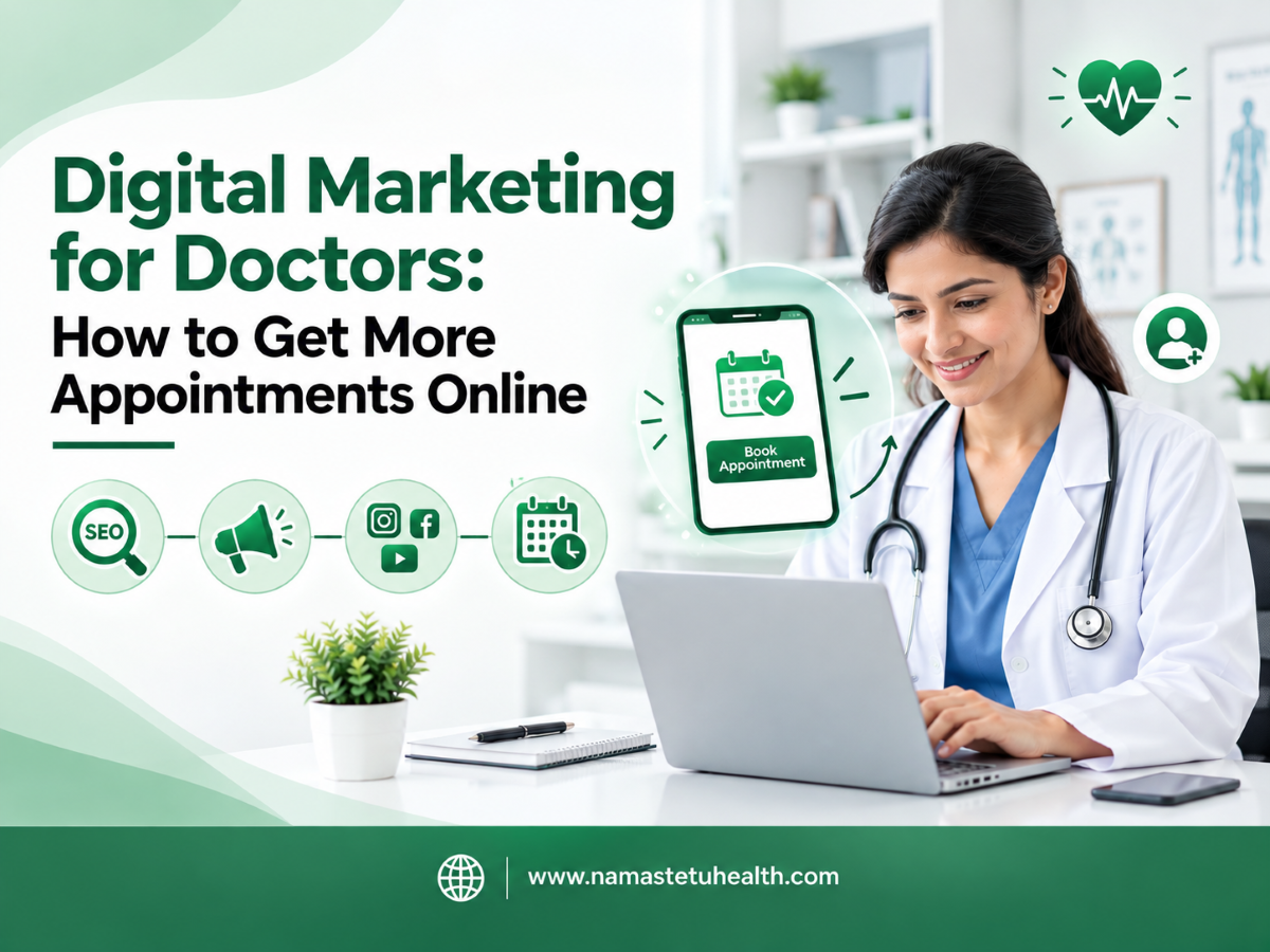 Digital Marketing for Doctors: How to Get More Appointments Online